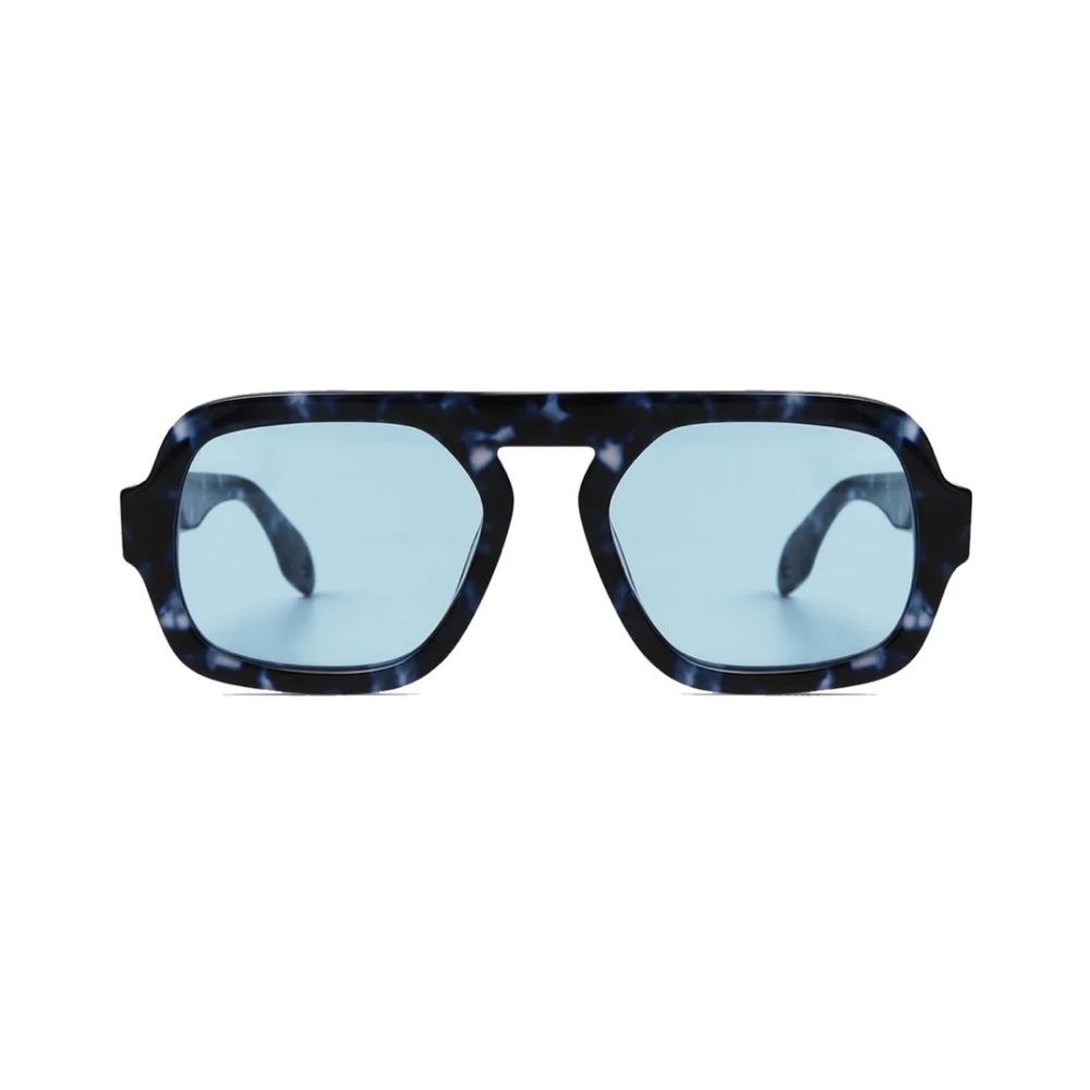 Elisa Johnson Jane Sunglasses in Blue Tortoise